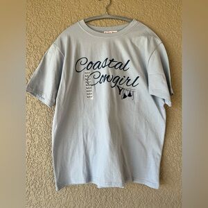 Coastal Cowgirl Light Blue Short Sleeve Tee
